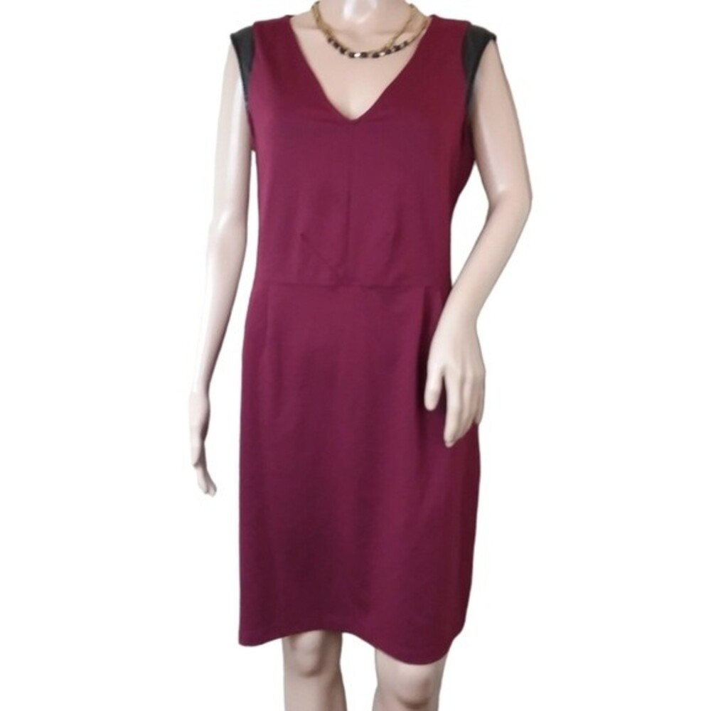Attention Red V Neck Dress